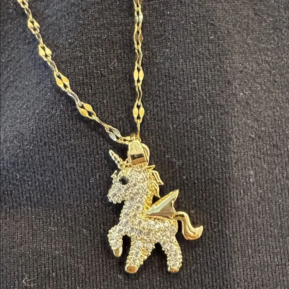 Sparkly Unicorn Necklace